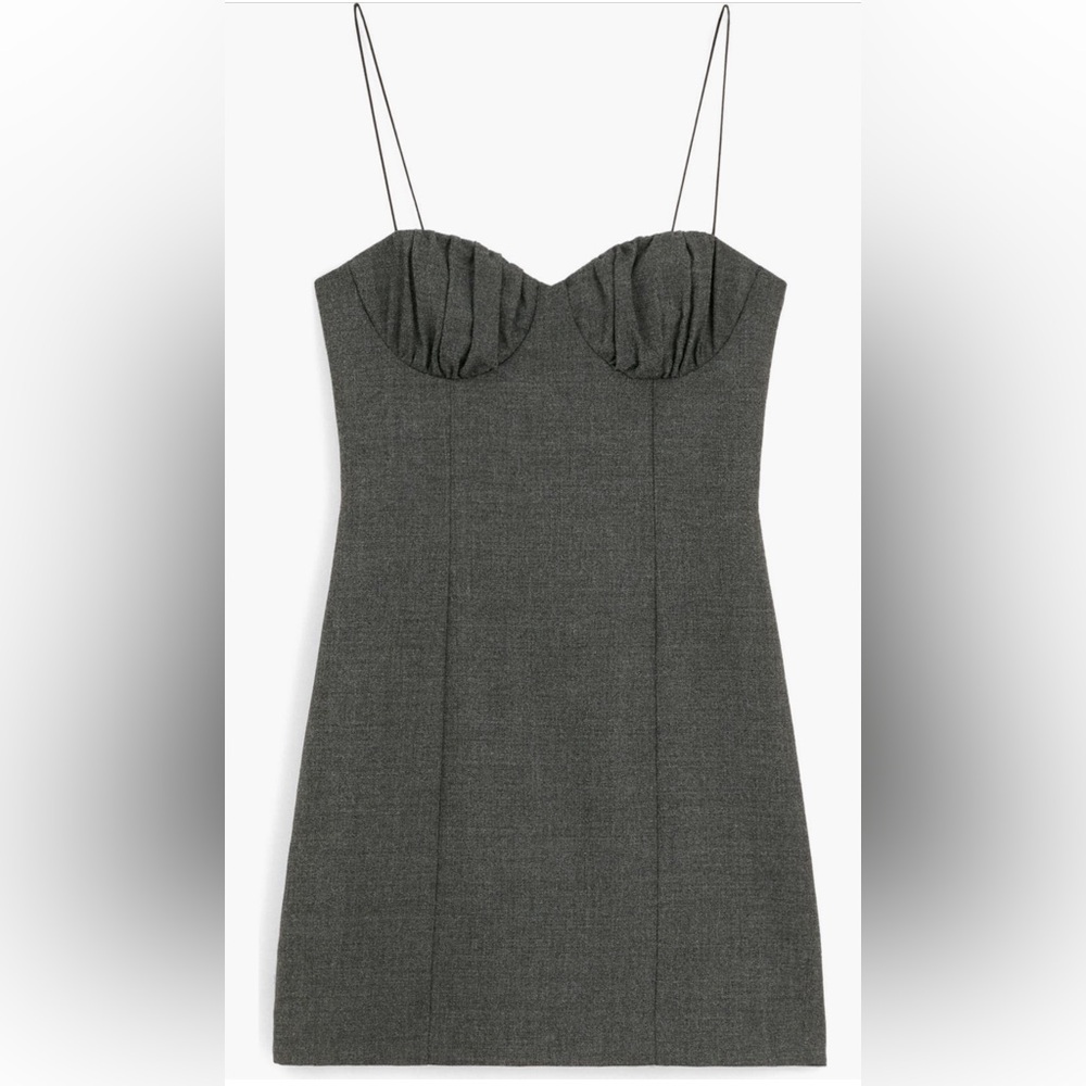 Mango, sweetheart mini dress